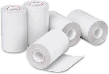 PM Company POS/Cash Register One-Ply Thermal Rolls, 2-1/4 x 55 Feet, White, 50-Pack