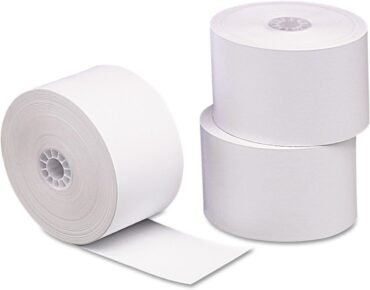 PM Company POS/Cash Register One-Ply Thermal Rolls, 1-3/4 x 230 Feet, 10 Rolls per Pack, White