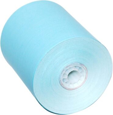 PM Company Feet Blue Thermal CSO POS Rolls, 3-1/8 Inch x 230, 50 per Carton