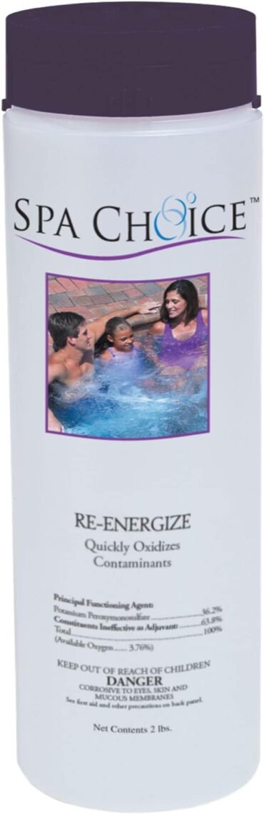 SpaChoice 472-3-3041 Re-Energize Hot Tub Shock 2-Pounds, 1-Pack (Packaging may vary)