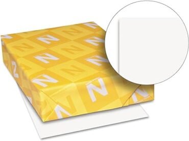 Neenah Exact Vellum Bristol, 8.5" x 11", 67 lb/147 gsm, White, 94 Brightness, 250 Sheets (80211)