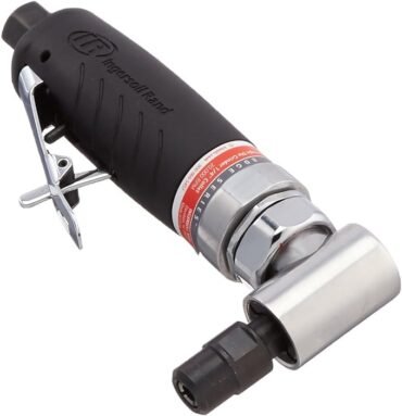 Ingersoll Rand 3101G Air Die Grinder Edge Series – 1/4", Heavy Duty, Right Angle, Ergonomic Grip, Ball Bearing Construction, Lightweight Tool, Black