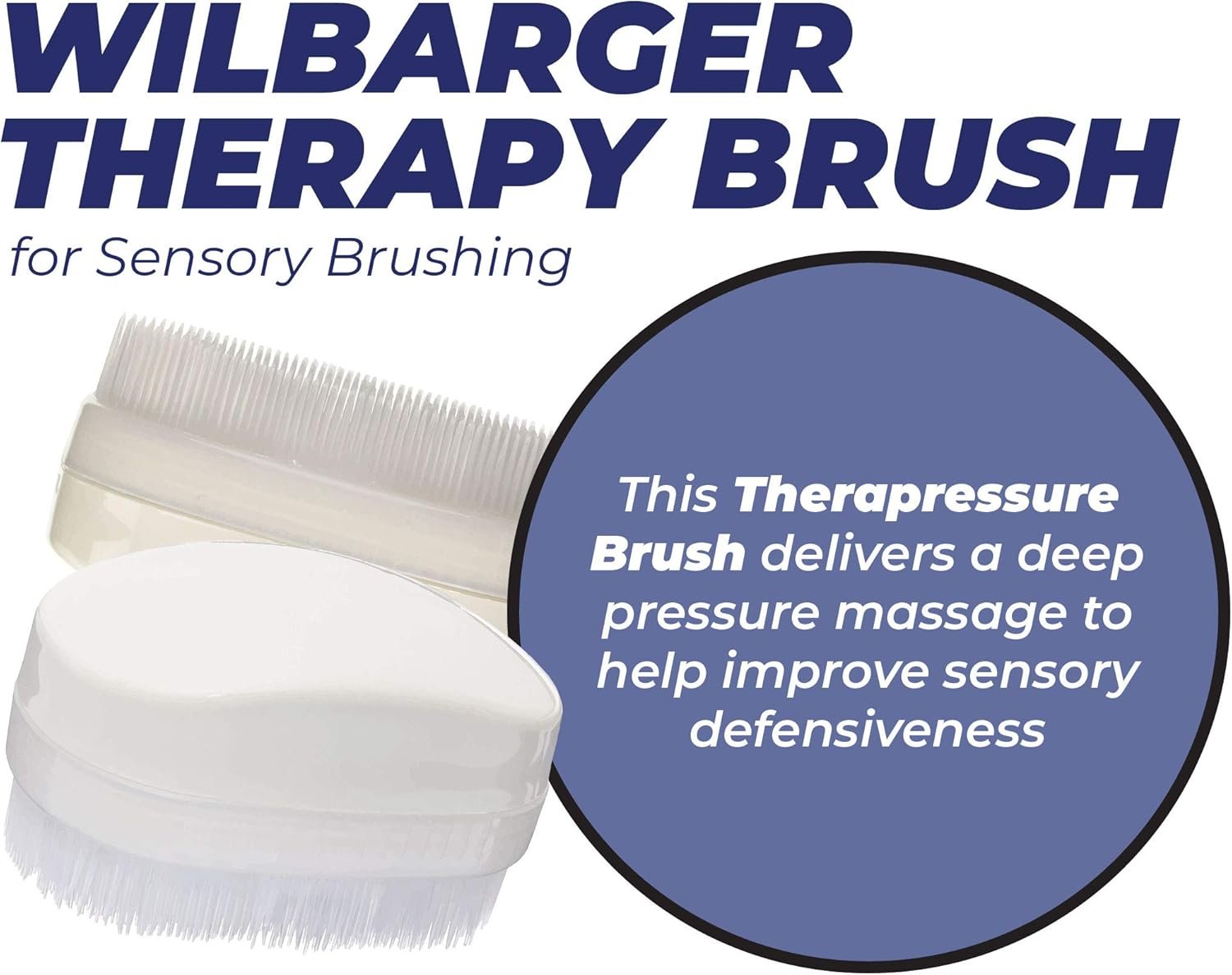Wilbarger Therapy Brush, 2 Pack – Therapressure Brush for Occupational Therapy for Sensory Brushing – Protocol Designed by Patricia Wilbarger – Use as Part of the Wilbarger Brushing Protocol - Image 6