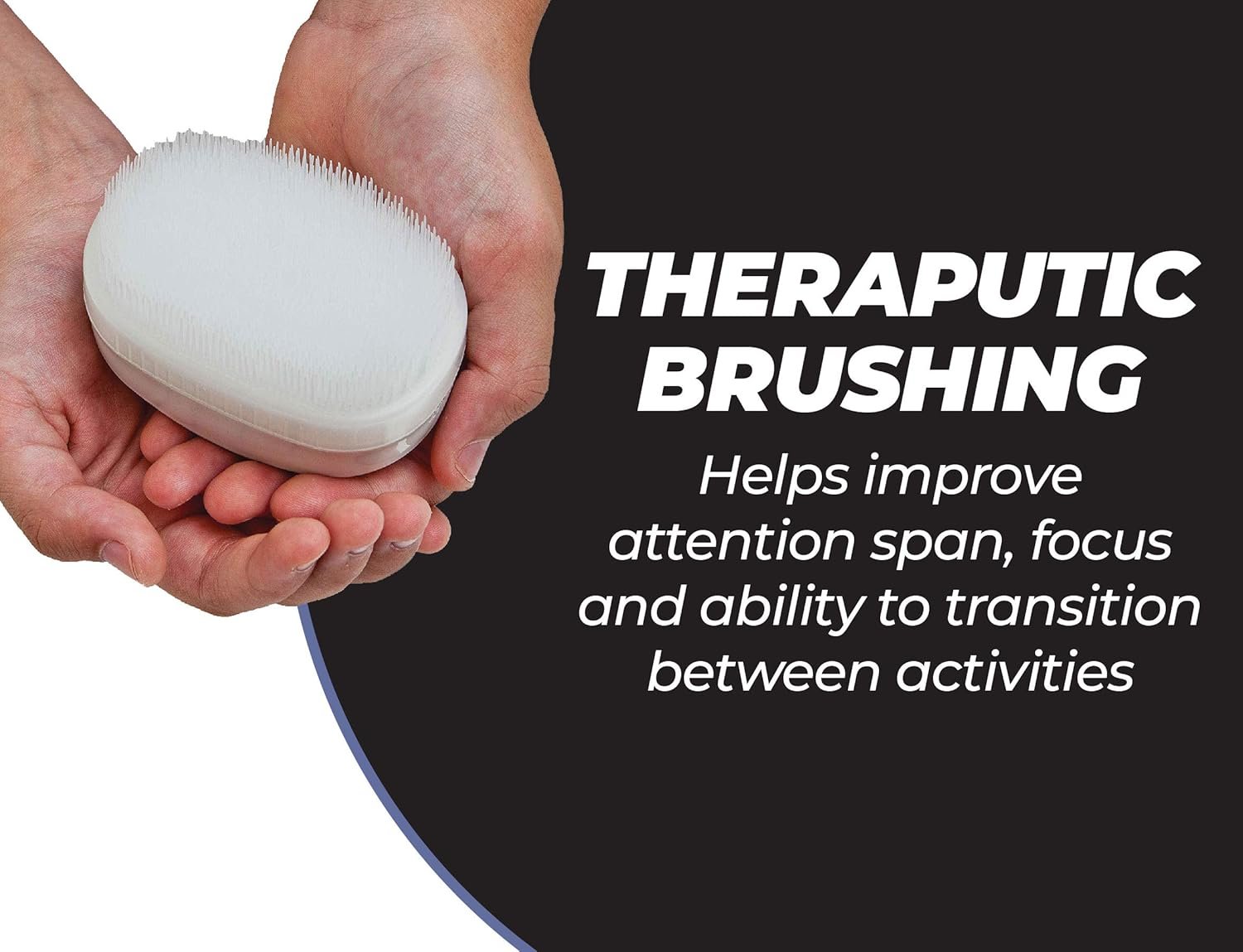 Wilbarger Therapy Brush, 2 Pack – Therapressure Brush for Occupational Therapy for Sensory Brushing – Protocol Designed by Patricia Wilbarger – Use as Part of the Wilbarger Brushing Protocol - Image 5